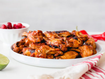 Instant Pot Montmorency Cherry Chili Chicken Wings