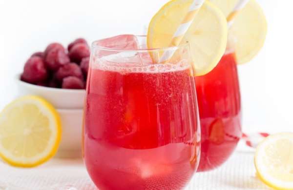 Sparkling Cherry Lemonade