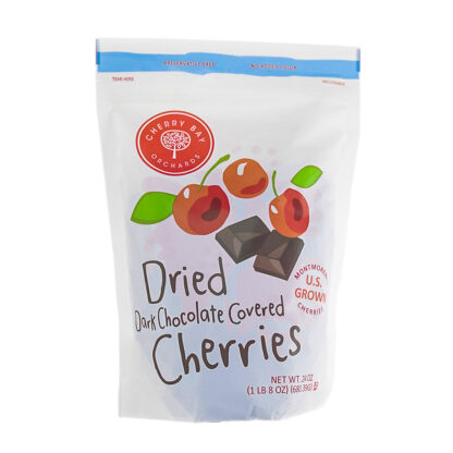 Dark chocolate covered dried cherries 24