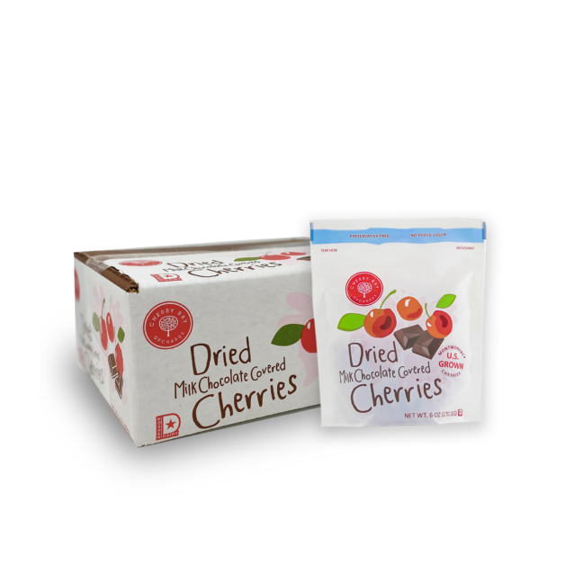 Cherry Bay Orchards Milk Chocolate Covered Dried Cherries